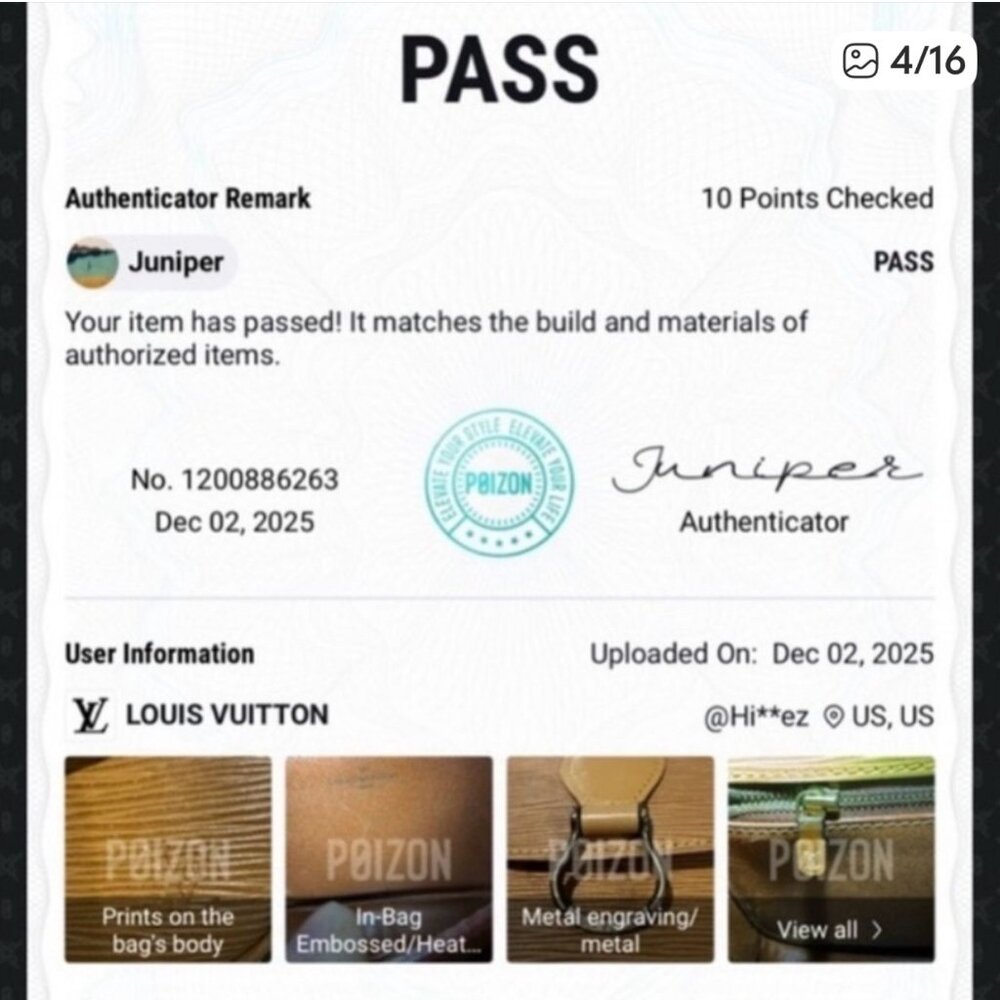 Louis Vuitton Saint Cloud GM Epi Kenyan Fawn Crossbody Saddle Bag LV - Picture 8 of 16